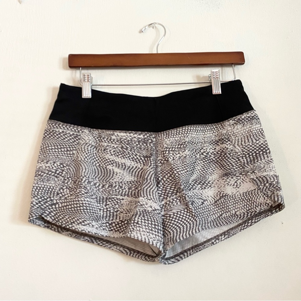 Lululemon Athletica Black and Gray Athletic Shorts